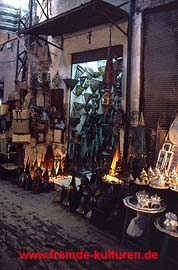 Lampenladen im Souk/Marrakech