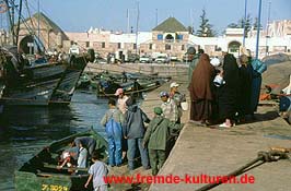 Hafenkulisse in Essaouira