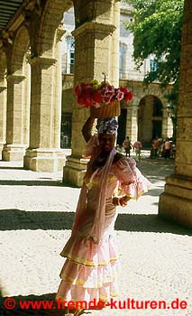 Blumenfrauen in Havanna