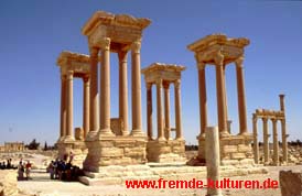 Palmyra - Römisches Tetrapylon