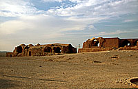 Yazd - Ruinen der Totenhäuser